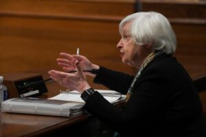 Yellen says U.S. bank rules may be too loose, need re-examination
