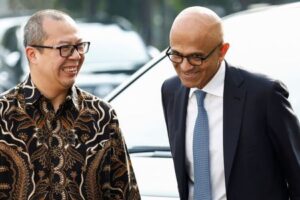 Microsoft to invest $1.7 billion in cloud, AI in Indonesia, CEO says