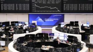 European shares ease after Fed decision, mixed earnings