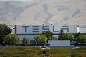Tesla is sued over emissions from California plant