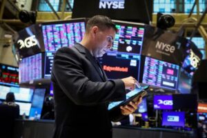Wall Street steady at open after retail sales data