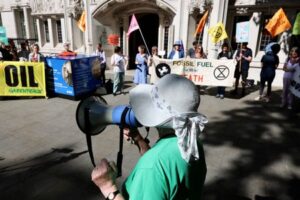 Environmental activists win landmark ruling over UK oil well plan