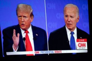 Trump Media shares dip after gaining on Biden's shaky debate performance