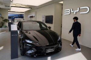 China's BYD posts 21% jump in quarterly EV sales, closes gap with Tesla