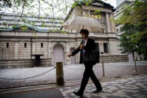 BOJ executives to speak as market rout tests rate hike resolve