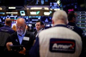 Wall Street wavers, crude slides on demand softness, CPI in view