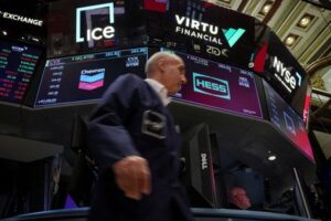 Analysis-Wobbling US stocks could push volatility-linked funds to ramp up selling
