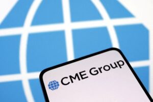 CME Group's first-quarter adjusted profit rises on trading strength