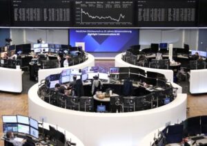 European shares limp ahead of US data, Powell remarks; Delivery Hero spikes