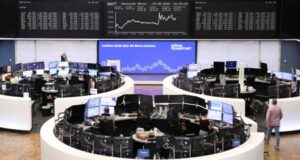 Surging commodity stocks prop up European shares