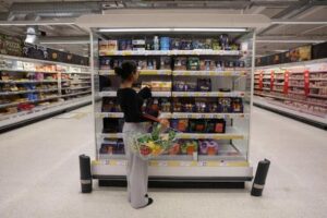 UK inflation falls less than expected, dashing June rate cut hopes