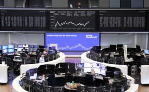 European shares open lower on tech stocks drag