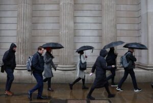 UK pay settlements edge lower in first quarter, industry survey shows